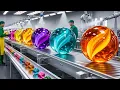 Lagu Inside a Modern Glass Marble Factory | How Recycled Scrap Becomes Shiny Perfect Marbles