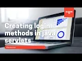 Creating login methods in java servlets Java Bootcamp 2021 Development Project On Learner