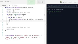 Intermediate Algorithm Scripting Wherefore art thou
