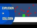 HOW TO CREATE PARTICLE SYSTEM EXPLOSION ON COLLISION IN UNITY - Unity Short Tutorials