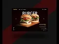 Burger Landing Page UI Design HTML CSS and bootstrap part