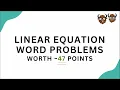 SAT Math Linear Equation Word Problems