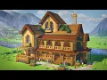 Minecraft Large Wooden House Tutorial Survival House Design