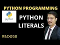 Python Literals and its type
