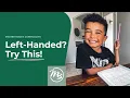 Top-Bound Workbooks for Left-Handed Learners