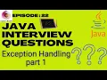Java Interview Question Exception Handling In Java Try Catch Java Try Catch Finally