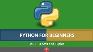 Python Beginners Training Part 4 - Sets and Tuples Hindi