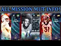 All Mission MUT Part 1 Info 99 Night Train Lane LTDs Justin Simmons Tua Madden 23 Ultimate Team