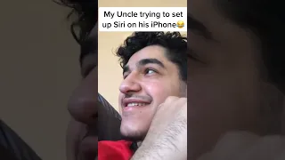 Funny Siri Setup Attempt By Uncle On IPhone SiriFail IPhoneHumor TechTroubles 