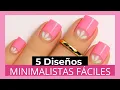 5 Disenos de Unas Minimalistas Que Puedes Hacer en Casa