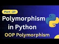 Polymorphism in Python OOP Explained with Easy Examples Object Oriented Programming in Python