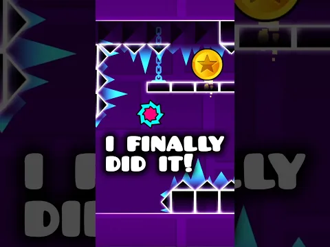 DJVI Finishes Cycles in Geometry Dash For The First Time 😎 #geometrydash #robtopgames