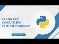 Python Hausa Yadda Ake Execute in Python Program Hausa Tutorial