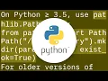 How can I safely create a nested directory