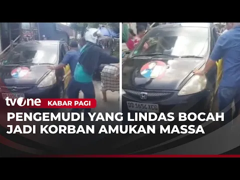 Asik Main HP, Pengemudi Mobil Lindas Bocah di Makassar