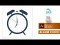 How to Create an Alarm Clock in illustrator illustrator Tutorial