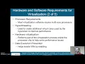 Chapter 1 Lecture Hardware and Software Requirements for Virtualization