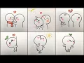 How To Draw Cute Sticker - Simple Sticker Drawing