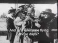 Captioned - Helen Keller Flying in a 1919 Bi-plane