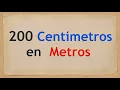 How much is 200 centimeters in meters - 200 cm in m
