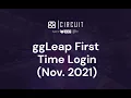 ggLeap first time login