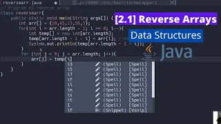 2 1 Reverse Array in Java