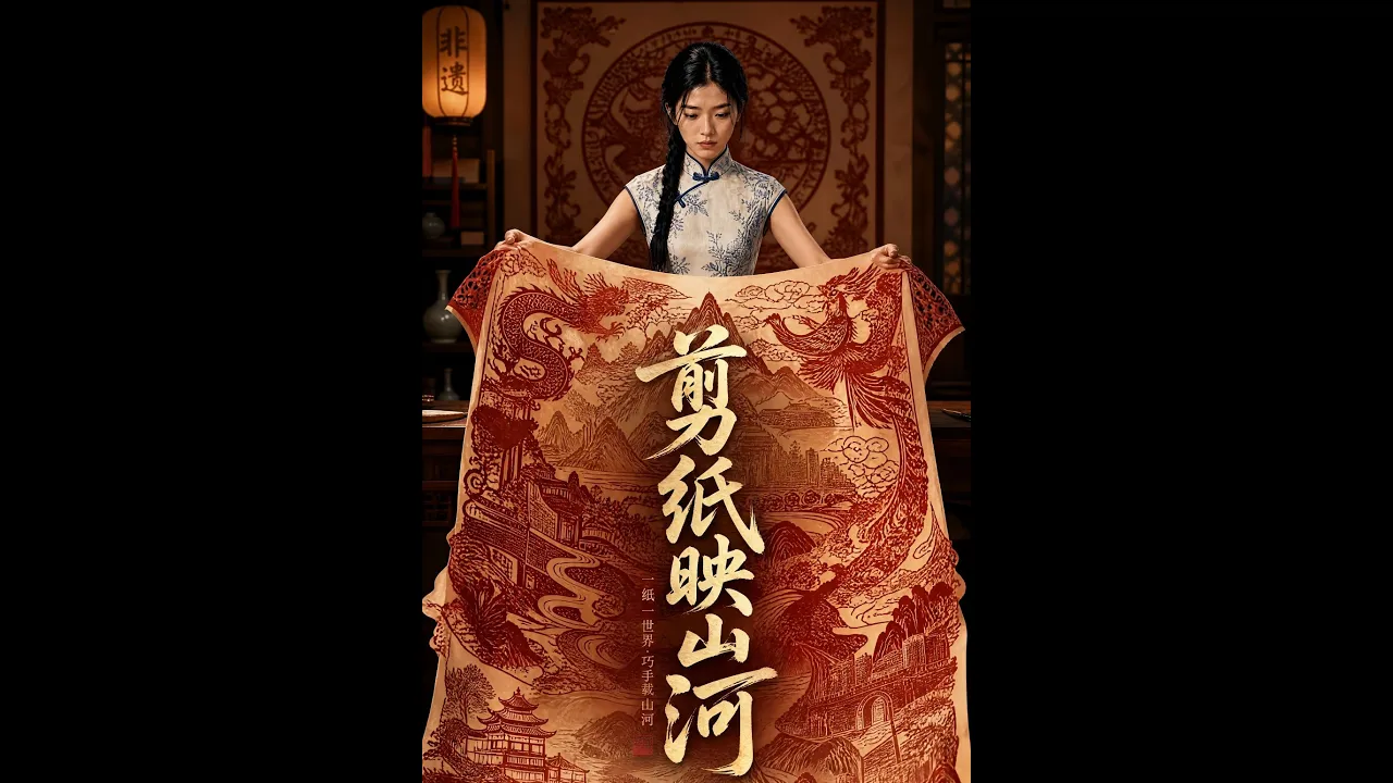 剪纸映山河