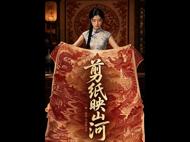 剪纸映山河