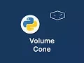 volume of cone in python