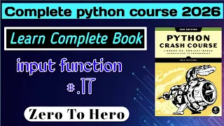 17 Input Function in Python Explained Learn Python Step-by-Step With Book Start 2026