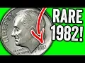 EXPENSIVE 1982 DIMES WORTH MONEY - RARE DIME COINS TO LOOK FOR IN POCKET CHANGE