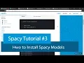 PYTHON NATURAL LANGUAGE PROCESSING - SPACY INSTALL MODELS
