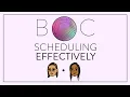 Scheduling for College EFFECTIVELY - BactoChat Ep 2