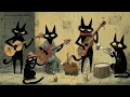 Download Lagu Midnight Black Cats – Smooth Swing Jazz Vibes for Focus \u0026 Chill