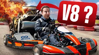Mettre un V8 sur un KART : ça fait quoi ?