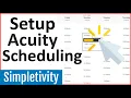 How to use Acuity Scheduling Squarespace - Tutorial for Beginners