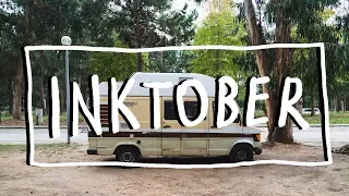 Inktober 2018: Day 29 – Van Life Edition