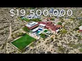 Inside a 19 500 000 MEGA Mansion with a 400k Shoe Room and Basketball Court