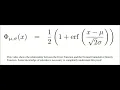 Error Function and its Relationship with the Normal Cumulative Density Function