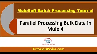 Mule 4 Batch Processing MuleSoft Batch Job Tutorial Mule 4 Batch Job Mule 4 Batch Aggregator