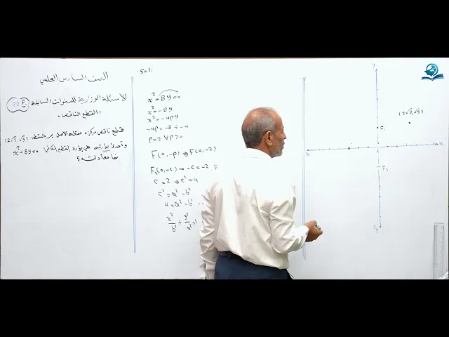 رياضيات السادس العلمي - الفصل الثاني - ألاسئله الوزارية الخارجية ج22