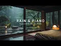 FALL INTO SLEEP INSTANTLY - Deep Sleep Music + Insomnia | Rain Sounds in Bedroom & Calm Piano Music