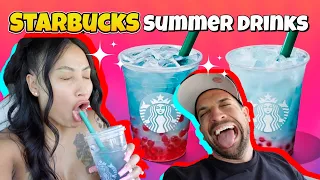 Download TRYING THE NEW SUMMER DRINKS AT STARBUCKS!! MP3