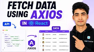API Tutorial - API Call in React JS Fetch Data from API in React JS using Axios