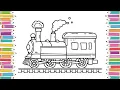 Train Coloring Pages for Kids Educational Entertaining s