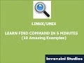 Learn Find command in 5 Minutes