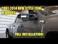 Full Tow Mirror Install 2007-2014 Silverado Sierra Trucks LTZ SLT Denali - Boost Auto Parts