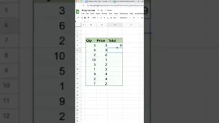 ARRAYFORMULA in Google Sheets
