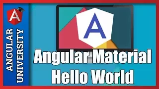 Angular Material Hello World with the Angular CLI