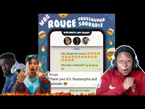 Download MP3 Rouge - W.A.G ft. Sarkodie, Youssoupha (REACTION!)